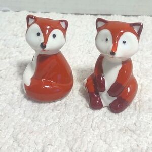 Fox Salt & Pepper Shakers